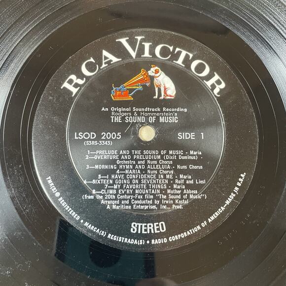 Sound of Music Original Soundtrack Vtg 1965 Vinyl Album LP LSOD-2005 Andrews - Picture 9 of 15